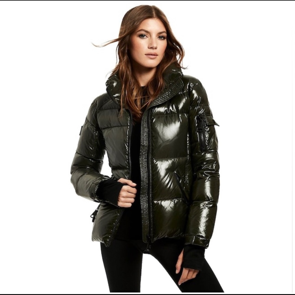 NWT Sam Freestyle Bomber Jacket - Dark Military L